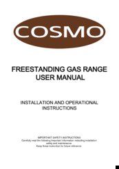 Cosmo cos-965ag User Manual