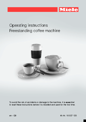 Miele CM6x10 Operating Instructions Manual