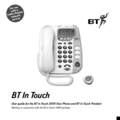 BT IN TOUCH PENDANT User Manual