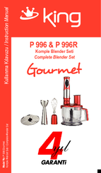 KING P 996R Instructions Manual