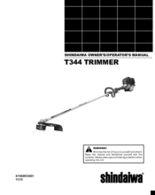 Shindaiwa T344 Owner's/Operator's Manual