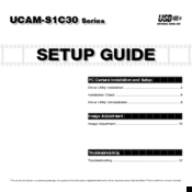 Elecom UCAM-S1C30 UCAM-S1C30 Series Setup Manual