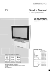 Grundig PW 110-8110/9 Service Manual