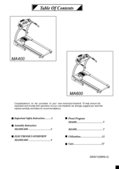 HELL SPORTS MA600 Manual