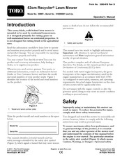 Toro 20997 Operator's Manual