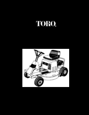 Toro 70082 Operator's Manual