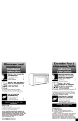 Whirlpool YMH1170XSS Installation Instructions Manual