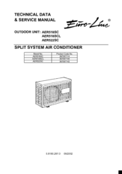 Euro-Line AER518SCL Technical Data & Service Manual