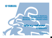 Yamaha RAPTOR YFM80R Owner's Manual