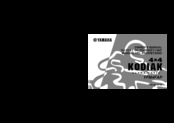 Yamaha KODIAK ULTRAMATIC YFM4FAP Owner's Manual