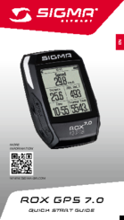 Sigma ROX GPS 7.0 Quick Start Manual