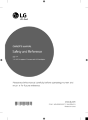 LG MFL68662437 Owner's Manual