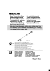 Hitachi CG 24EBDP SL Handling Instructions Manual