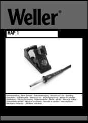Weller HAP 1 Operating Instructions Manual