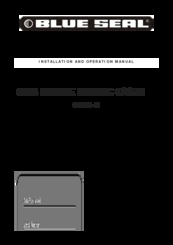Blue Seal G750-6 Installation And Operation Manual