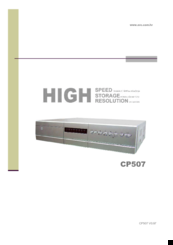 AVC Technology CP507 Owner's Manual