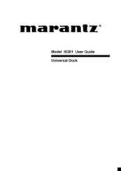 Marantz IS201 User Manual