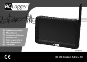 RC Logger EYE OneCam 5.8 GHz RX Operating Instructions Manual