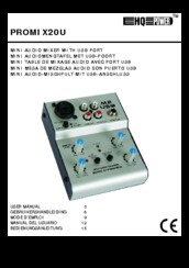 HQ Power PROMIX20U User Manual