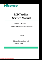 Hisense LCD47P69P Service Manual