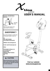 Weslo X LINE User Manual