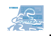 Yamaha GRIZZLY 125 YFM125GA Owner's Manual