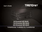 TRENDnet TV-NVR2208 User Manual