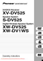 Pioneer XW-DV525 Operating Instructions Manual