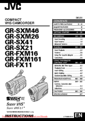 JVC GR-FXM161 Instructions Manual