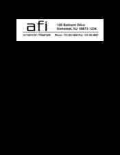 AFi N-111 User Manual