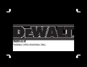 DeWalt DWDO14S-XE Instruction Manual