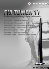 Oehlbach FM Tower 17 User Manual