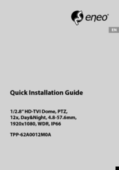Eneo TPP-62A0012M0A Quick Installation Manual