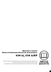 Husqvarna 436 Li Operator's Manual