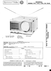 Motorola 9VT1 Service Manual