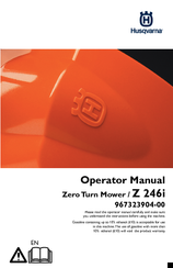 Husqvarna Z 246i Operator's Manual