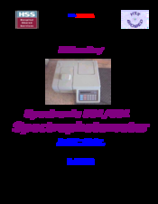 Milton Roy Spectronic 601 Operation Manual