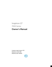 Dell Inspiron 7737 7000 Series Owner's Manual