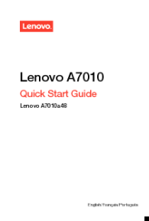 Lenovo A7010 Quick Start Manual