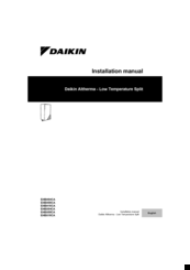 Daikin EHBH08CA Installation Manual