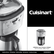 Cuisinart DGB900BCE Instructions Manual