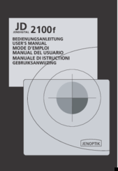 Jenoptik JD210F User Manual