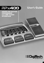 DigiTech RPX400 User Manual