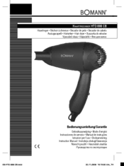 BOMANN HTD 898 CB Instruction Manual