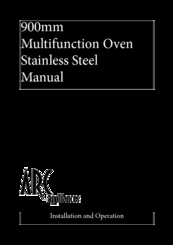 ARC Appliances AOM9SE1 Installation And Operation Manual