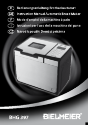 BIELMEIER BHG 397 Instruction Manual