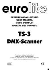 EuroLite TS-3 DMX-Scanner User Manual