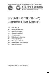 UTC Fire and Security UltraView UVD-IP-XP3DNR(-P) User Manual