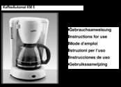 Petra KM 5 Instructions For Use Manual