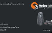 Aetertek AT-211SW User Manual